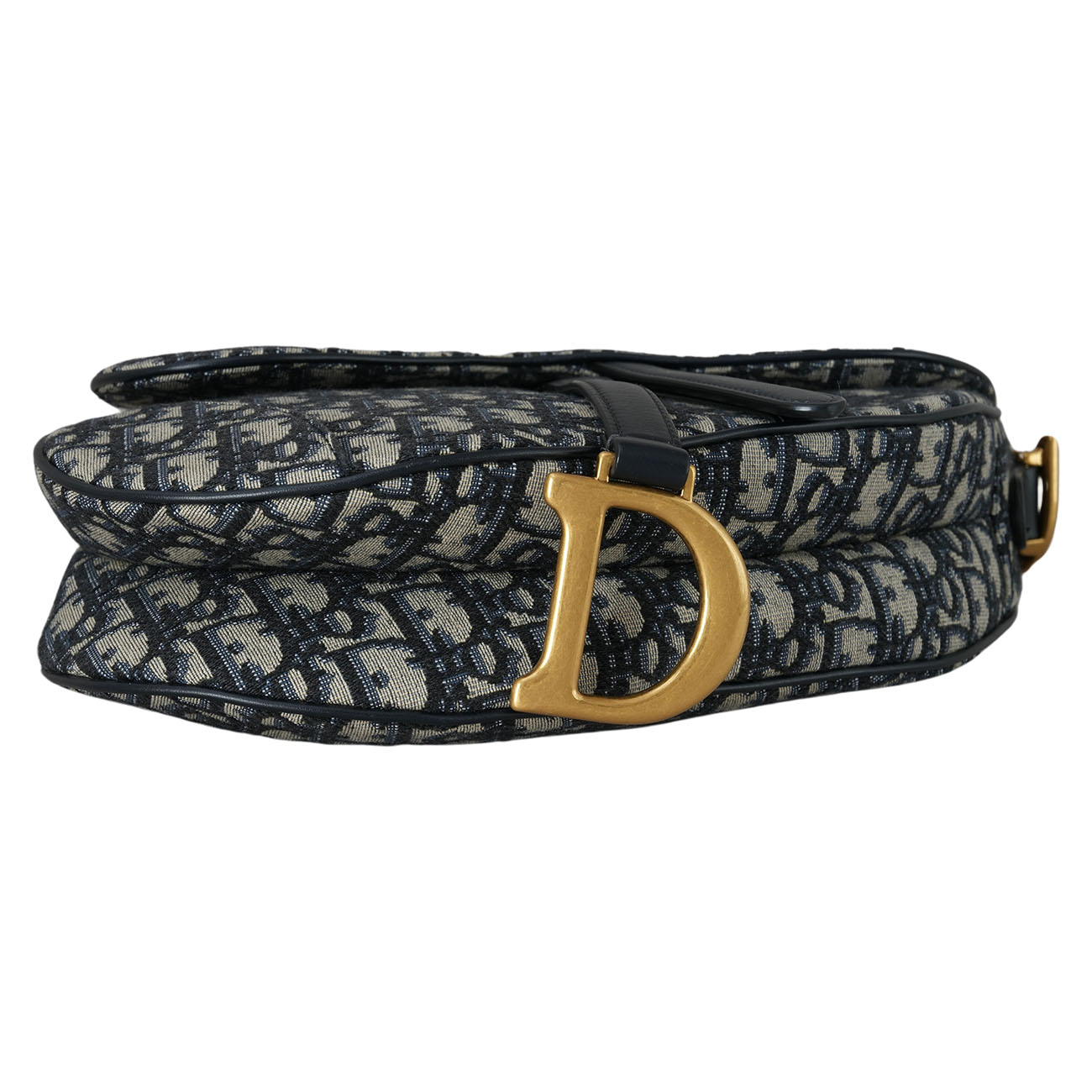 CHRISTIAN DIOR(USED)크리스찬디올 오블리크 새들백 미듐